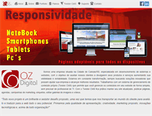 Tablet Screenshot of oz.com.br